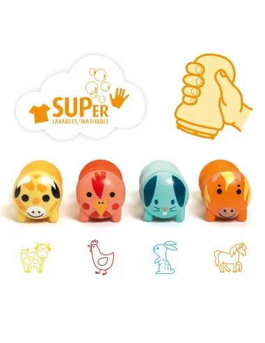 Tampons - Animaux de la ferme