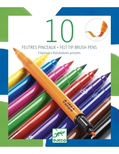 10 feutres pinceaux - Classique