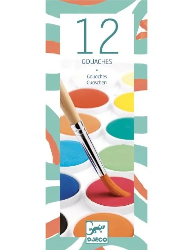 12 pastilles gouaches Classique