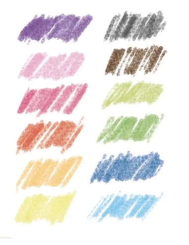 12 crayons aquarellables