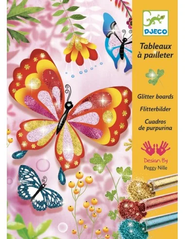 Papillons à paillettes