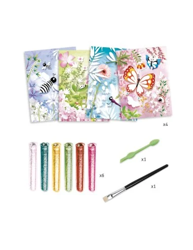 Papillons à paillettes